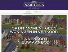 Tablet Screenshot of poortwijk3.nl